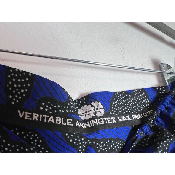 Nigerian Skirt African Maxi Skirt Blue - Picture 6 of 10